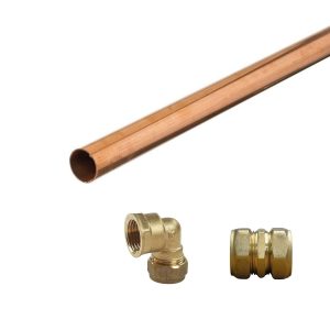 Copper Drain Line Set